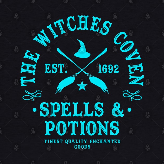 Wiccan Occult Witchcraft Witches Coven Spells & Potions by ShirtFace